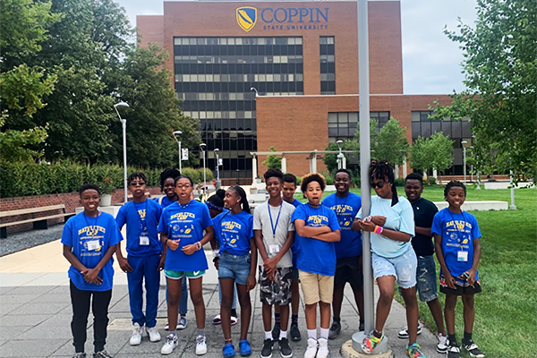 Mathletics students at Coppin State University