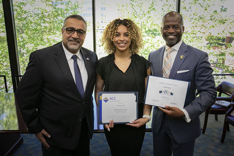 Dr. Sobhi, Ms. Castillo, and Dr. Jenkins