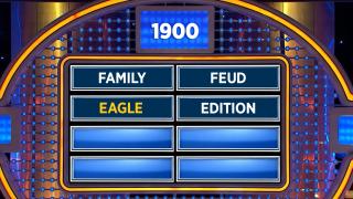 Family Feud Eagle Edition score board - 
